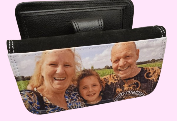 Grote gepersonaliseerde portemonnee